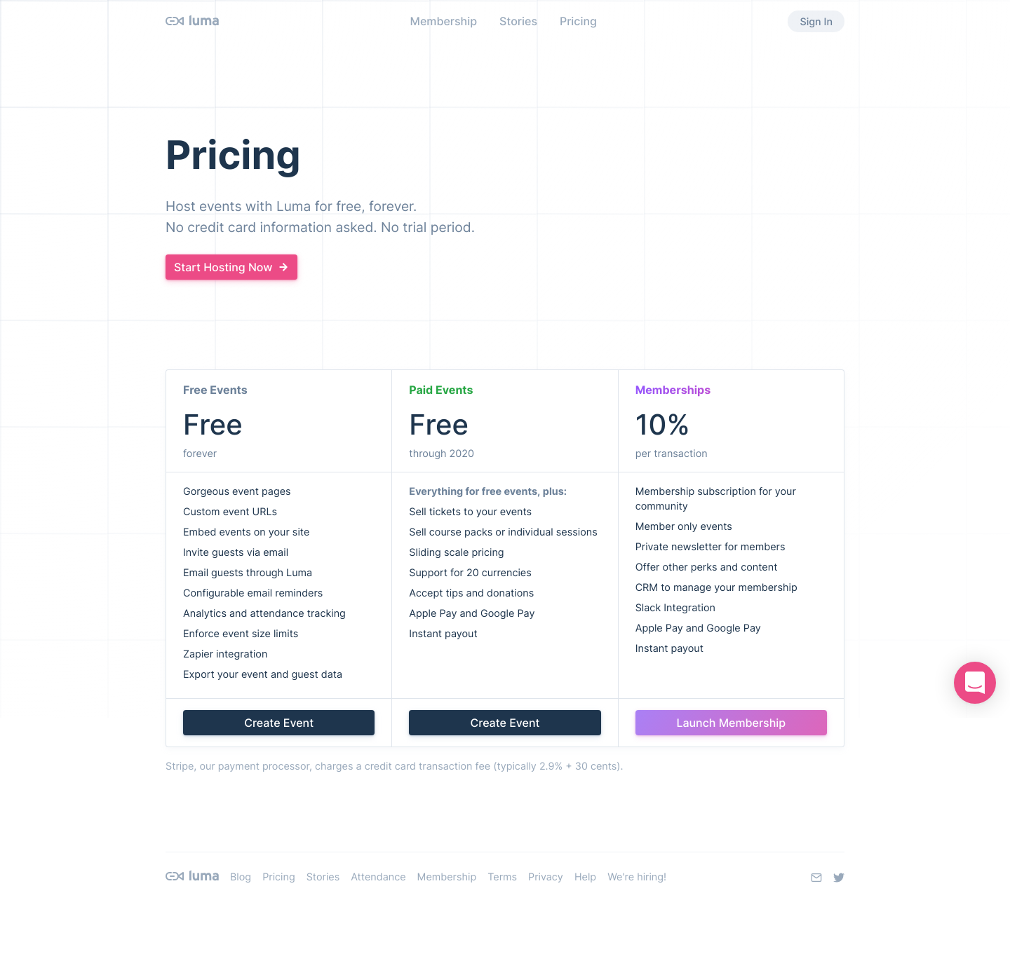 Lu Pricing screenshot