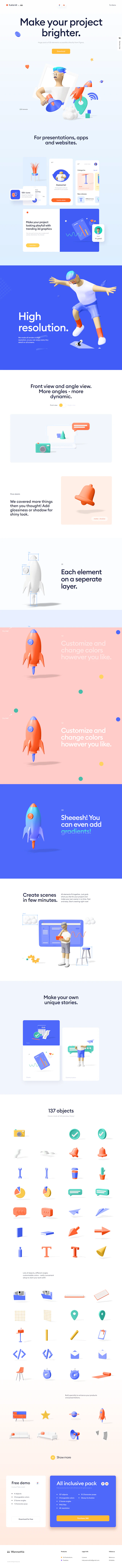 Wannathis Landing Page screenshot