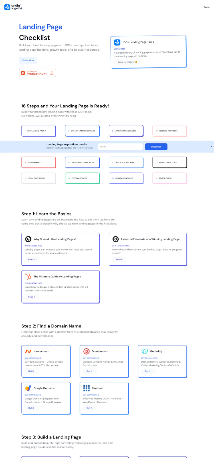 Landingpage.fyi Landing Page screenshot