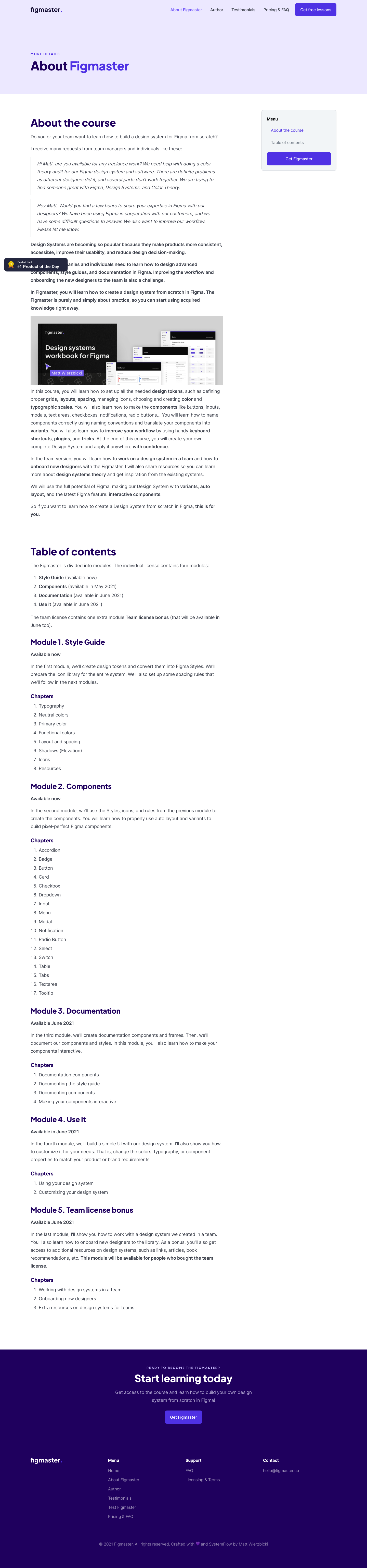Figmaster About screenshot