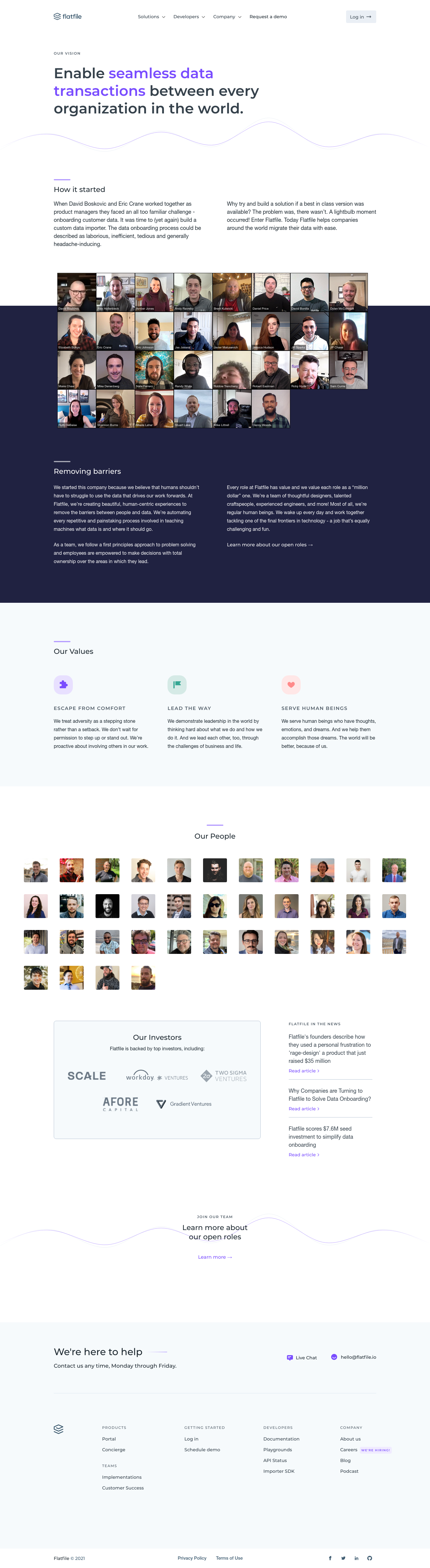 Flatfile About screenshot