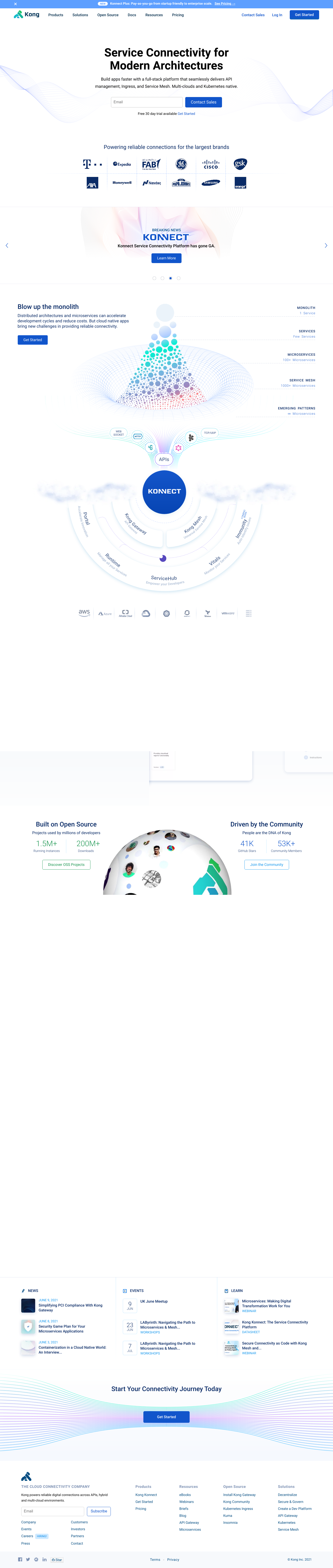 KongHQ Landing Page screenshot