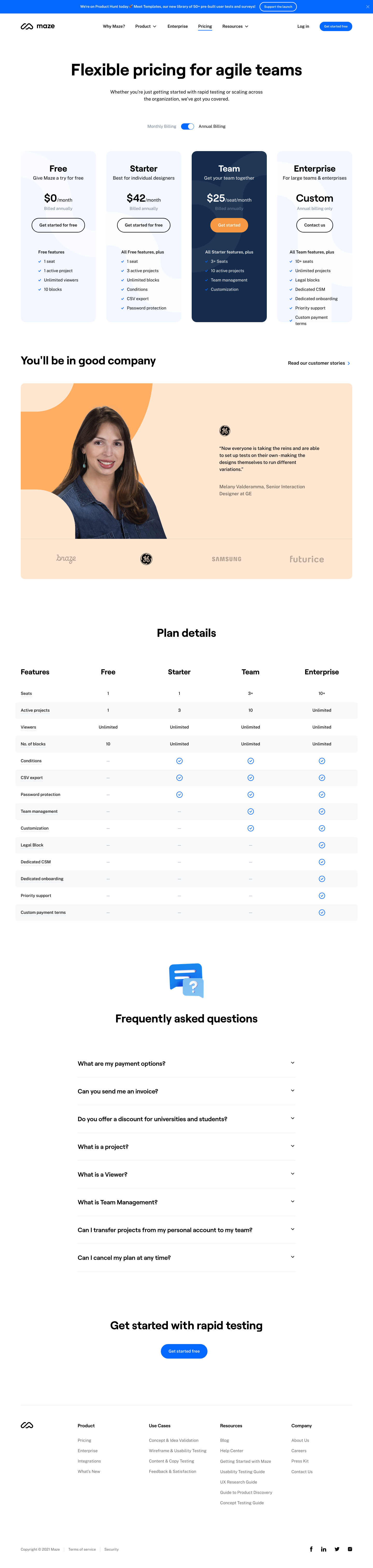Maze Pricing screenshot
