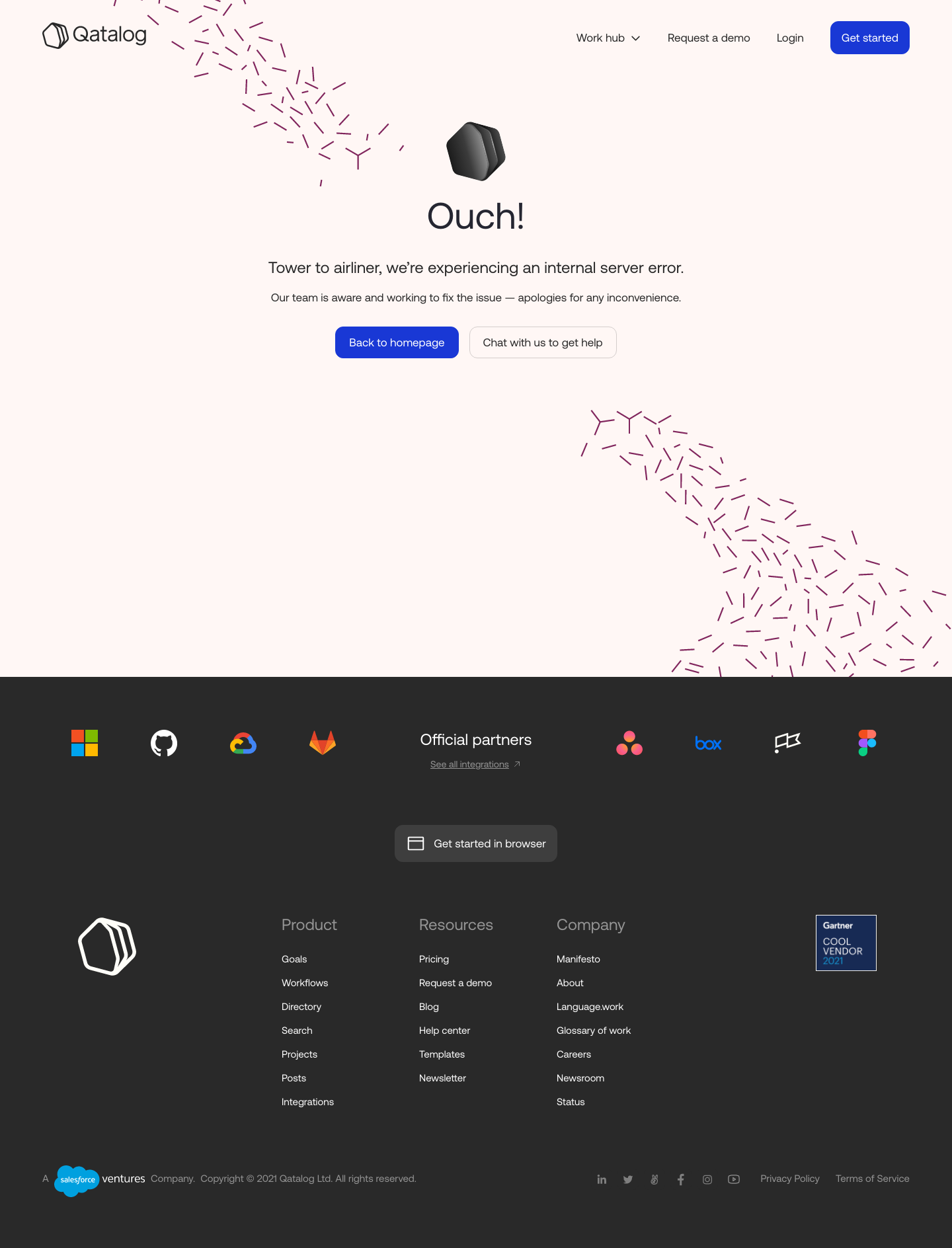 Qatalog Notfound screenshot