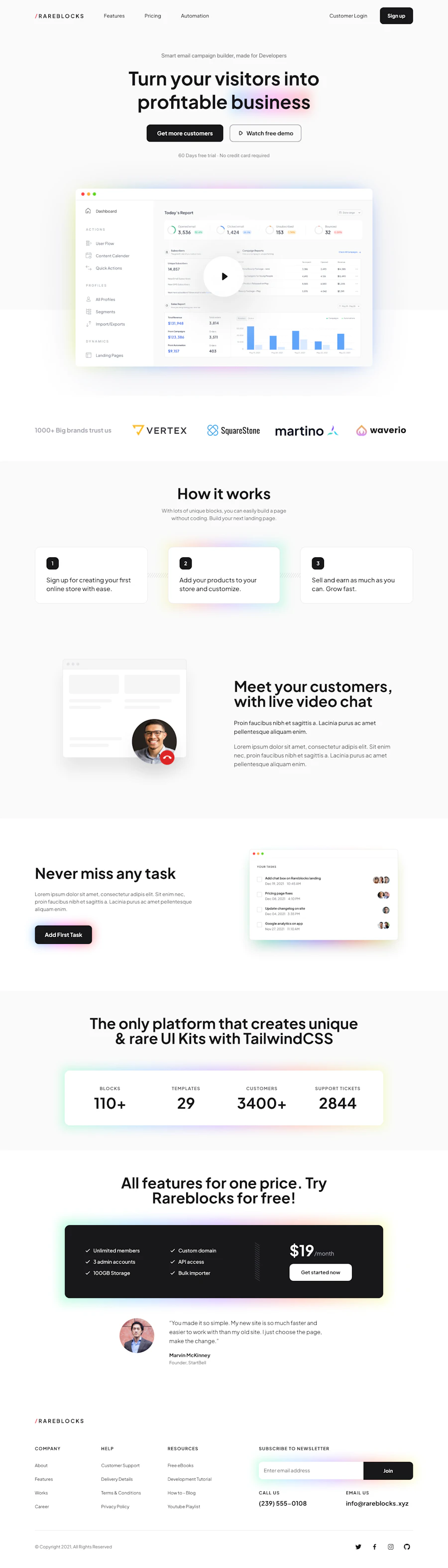 ClarityUI template screenshot