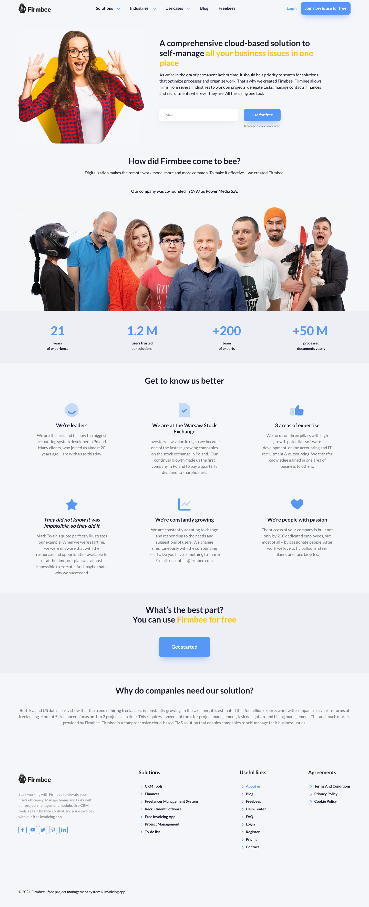 Firmbee About screenshot