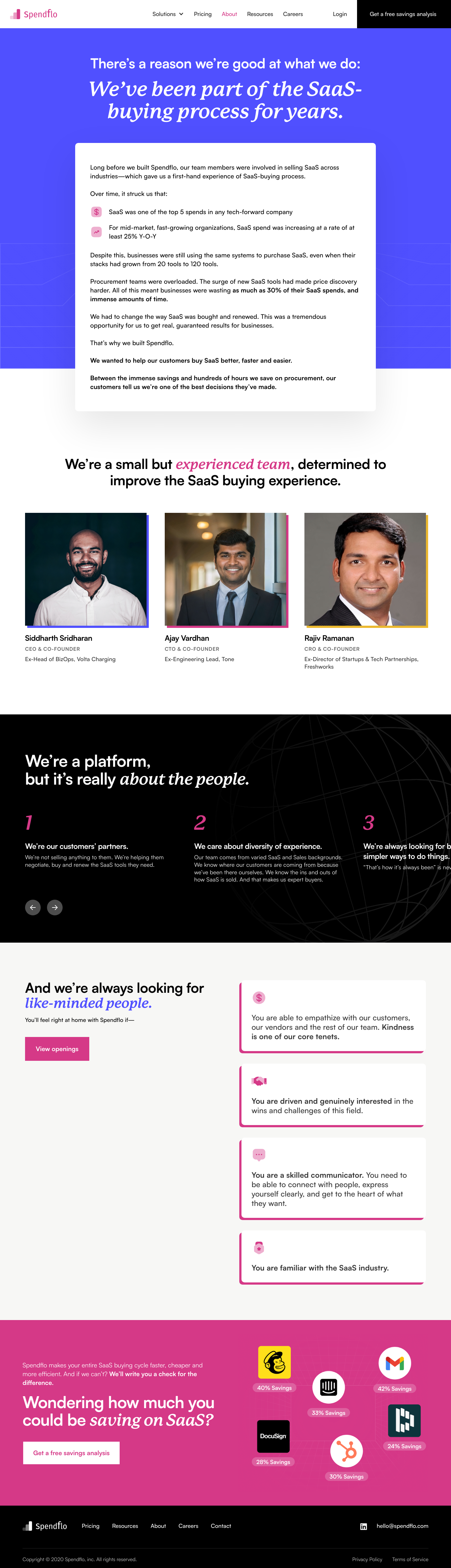 Spendflo About screenshot