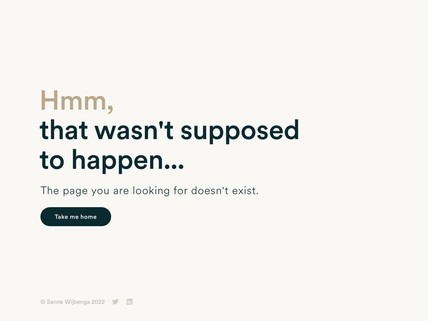 Sannewijbenga 404 screenshot