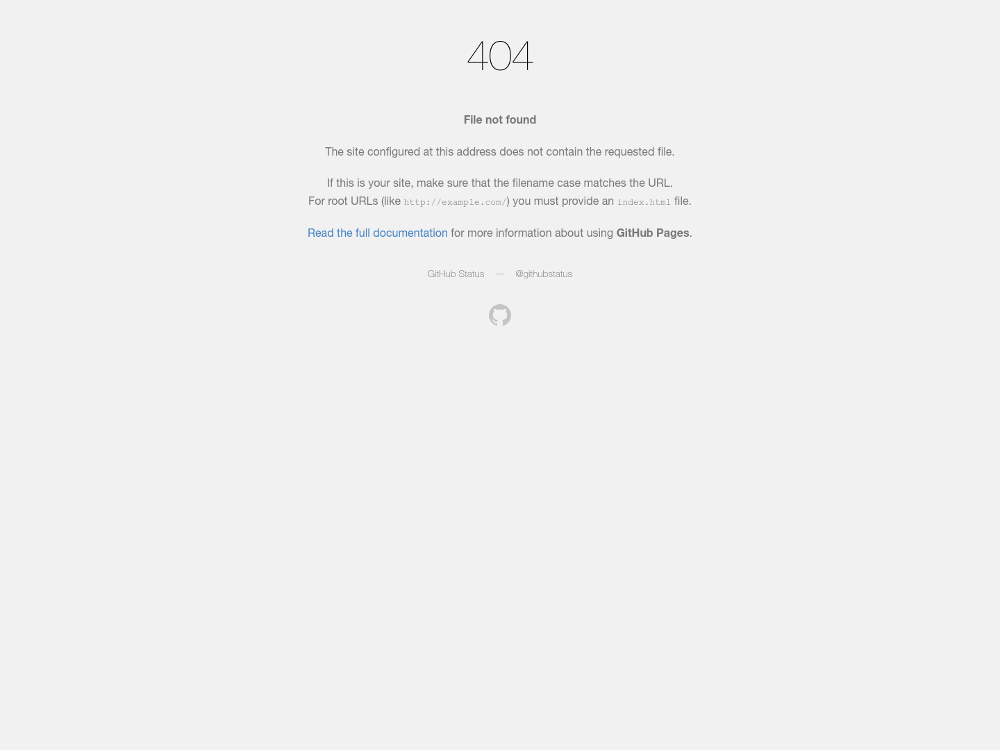 Horizon UI 404 screenshot