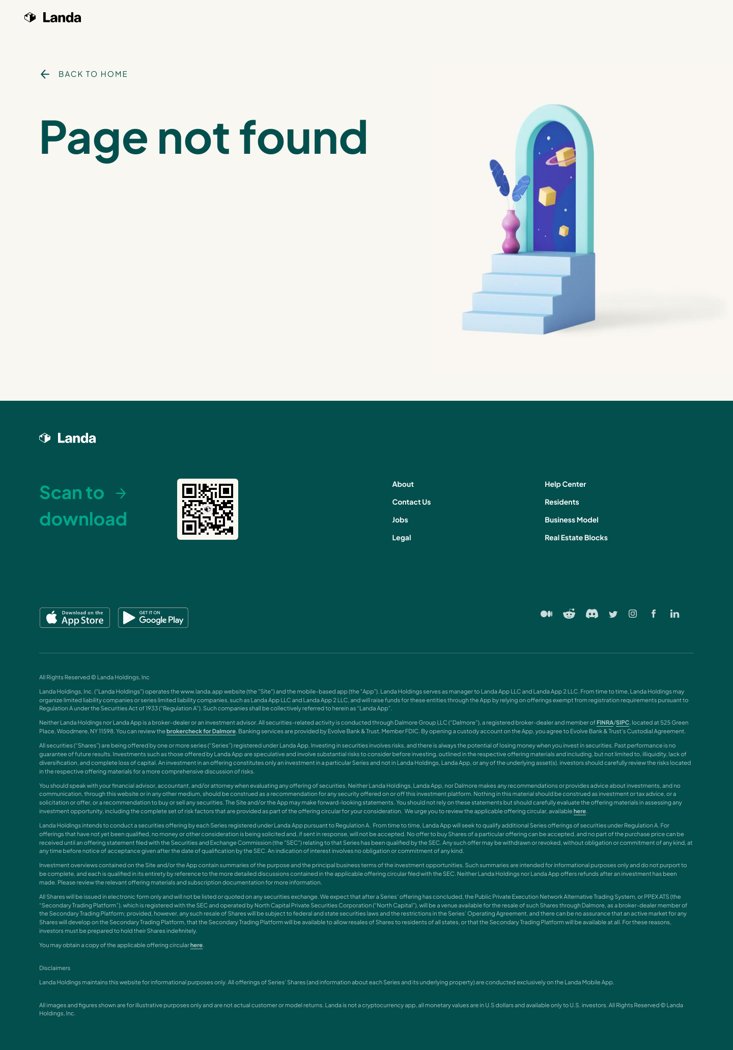 Landa 404 screenshot
