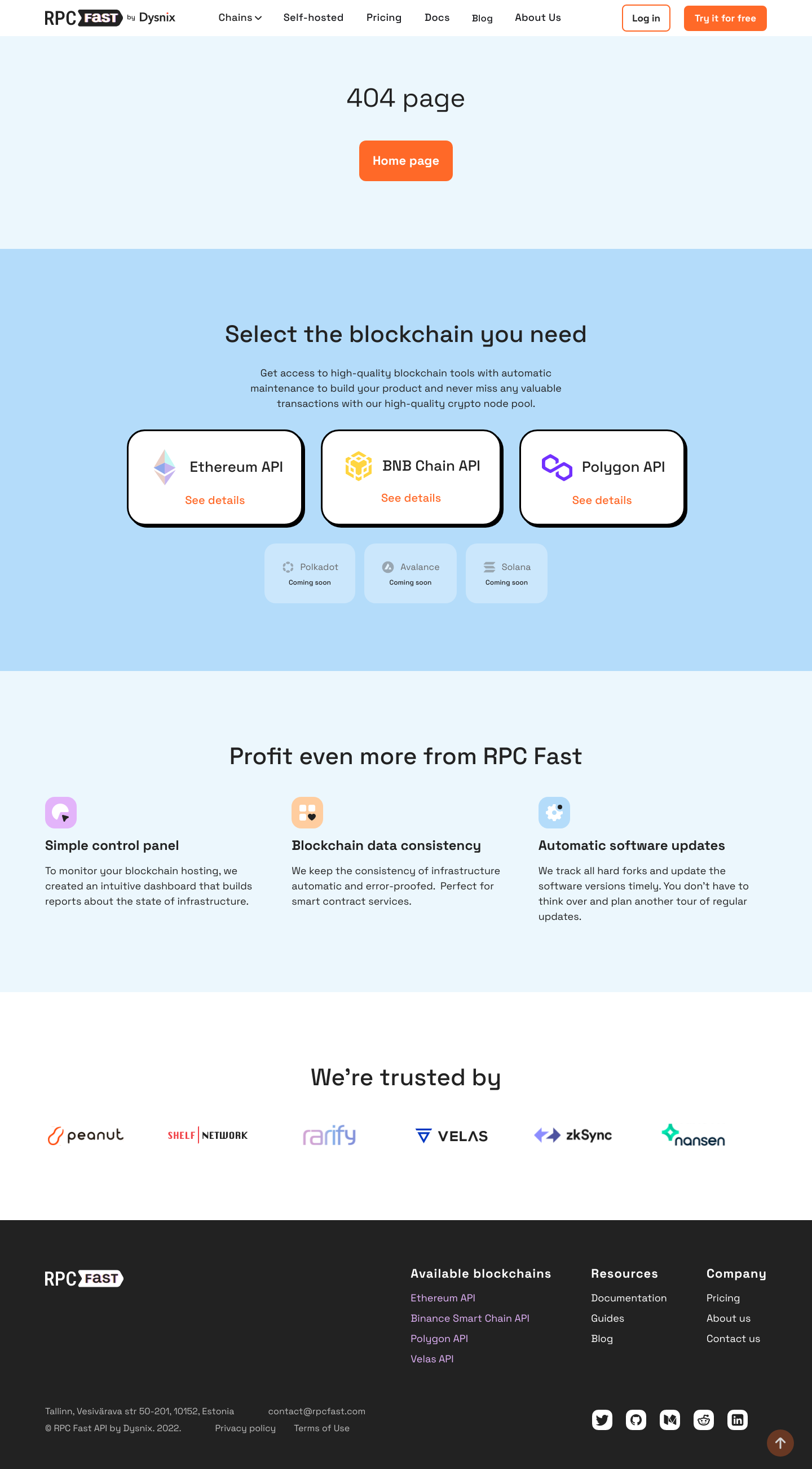 RPC Fast 404 screenshot