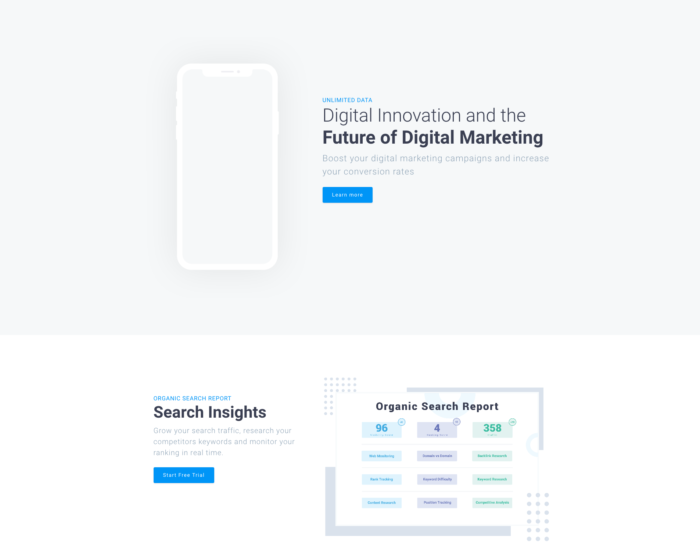 app presentation template html