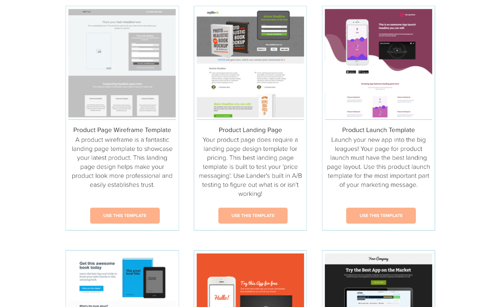 Lander Templates