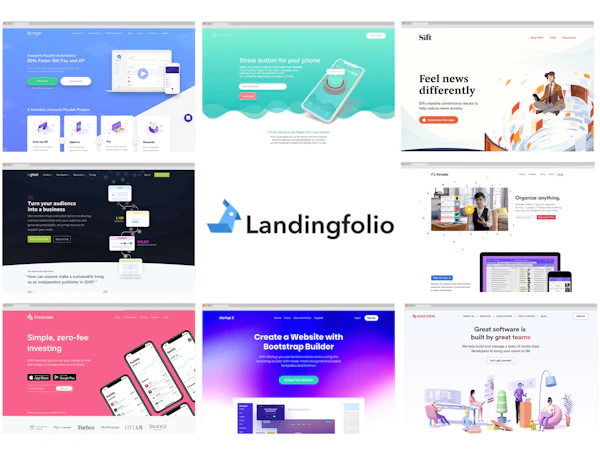 The 12 Best Landing Pages of 2019, According to Us and You! cover