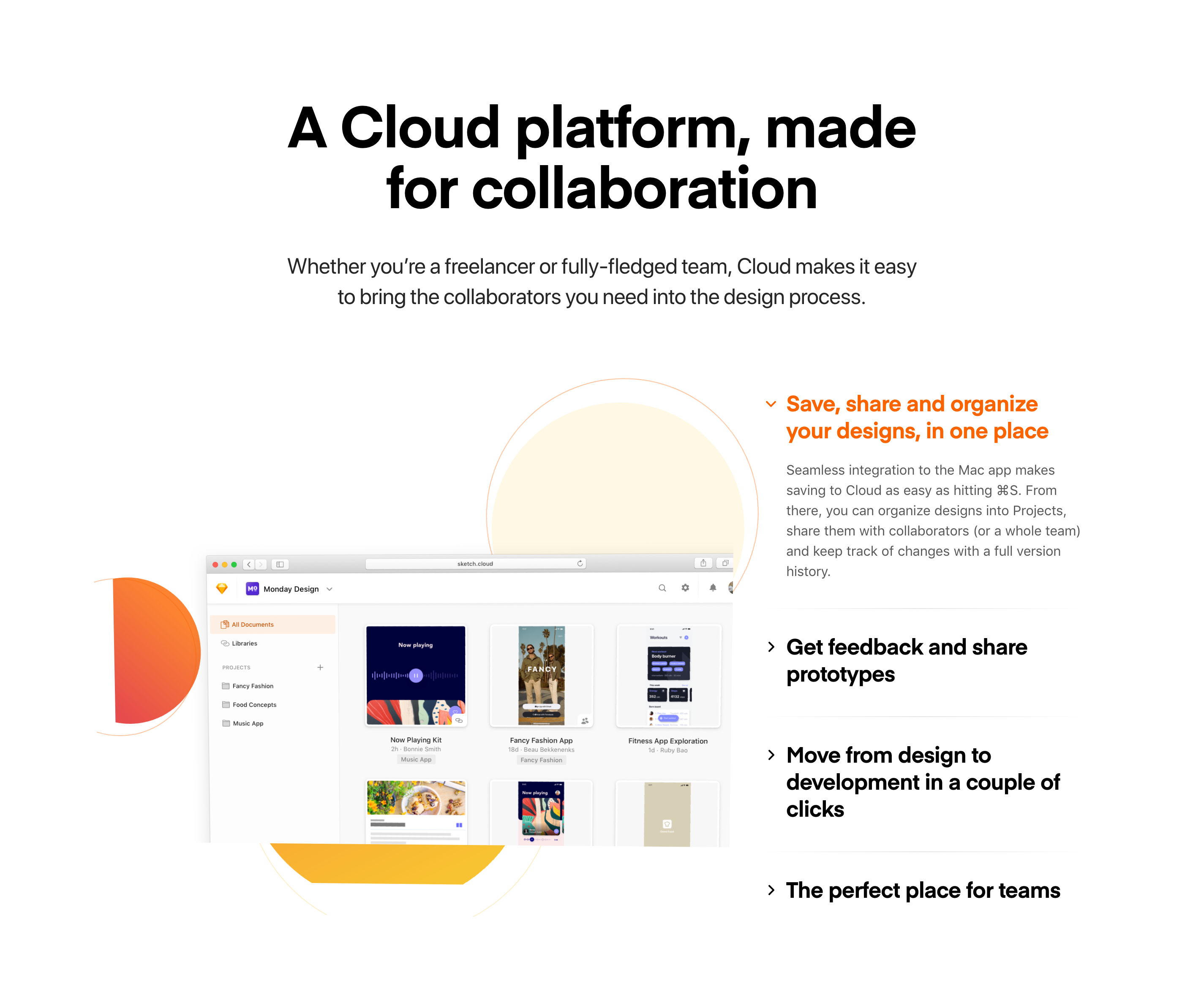 Sketch Feature component screenshot
