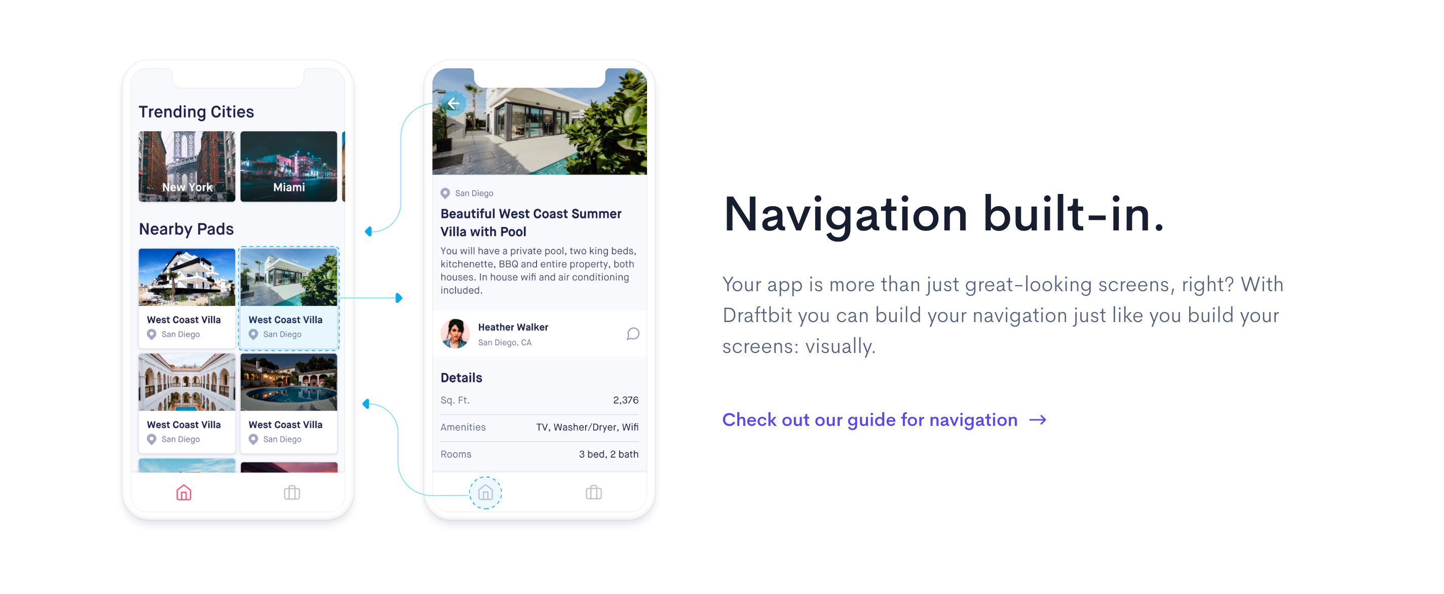 Draftbit Feature component screenshot
