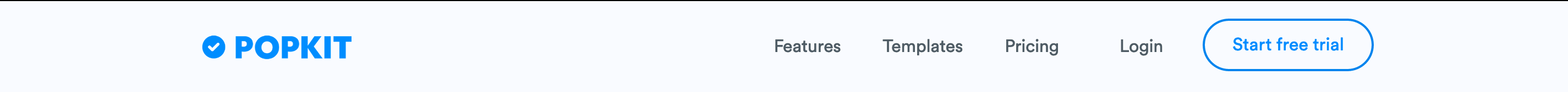 Popkit Header component screenshot