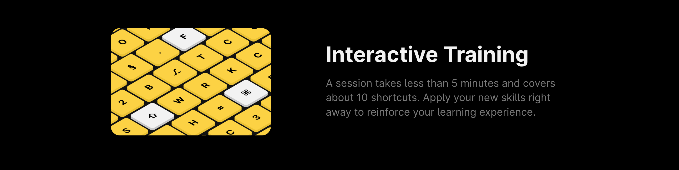 Mouseless Feature component screenshot