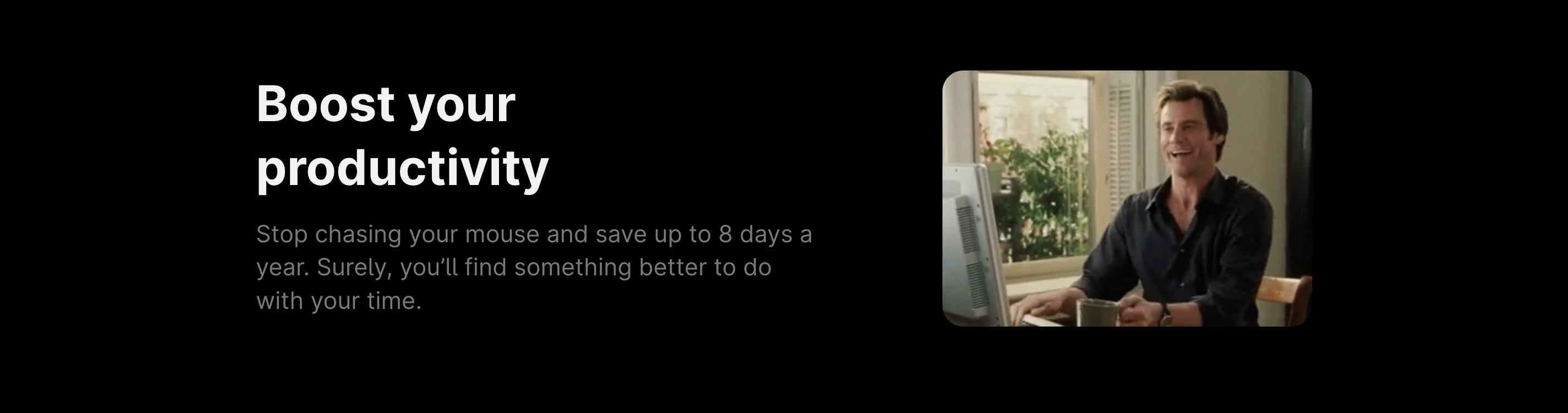Mouseless Feature component screenshot