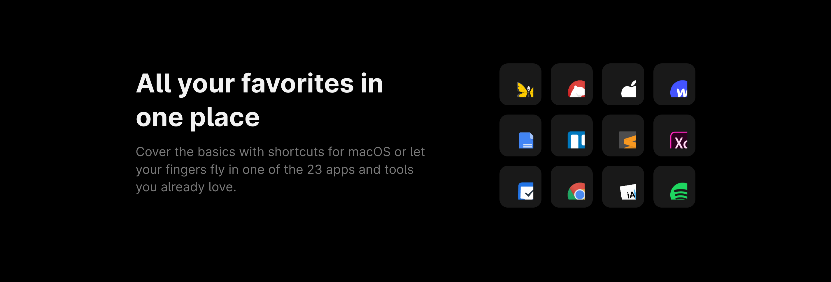 Mouseless Intergrations component screenshot