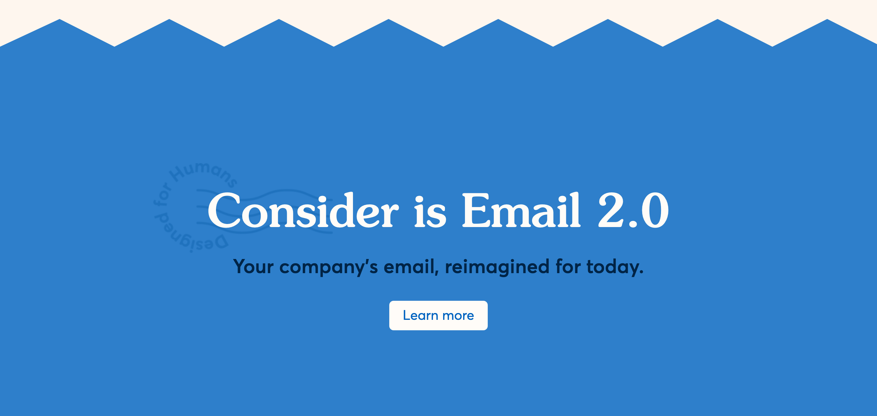 Consider Call To Action component screenshot