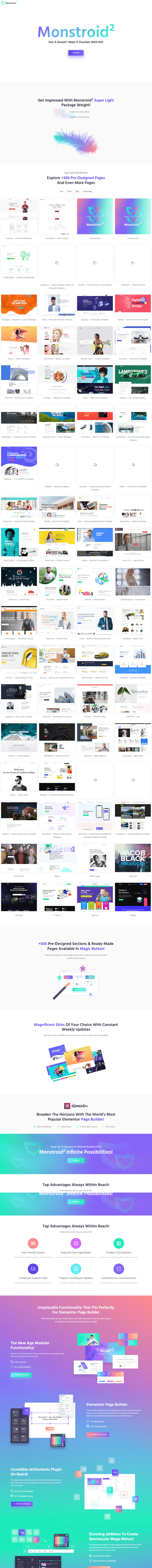 Monstroid2 template screenshot
