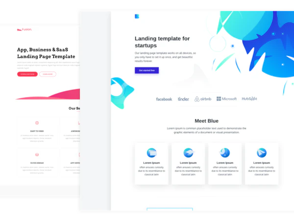 24 Best Free App Landing Page Templates You Need to See Now cover