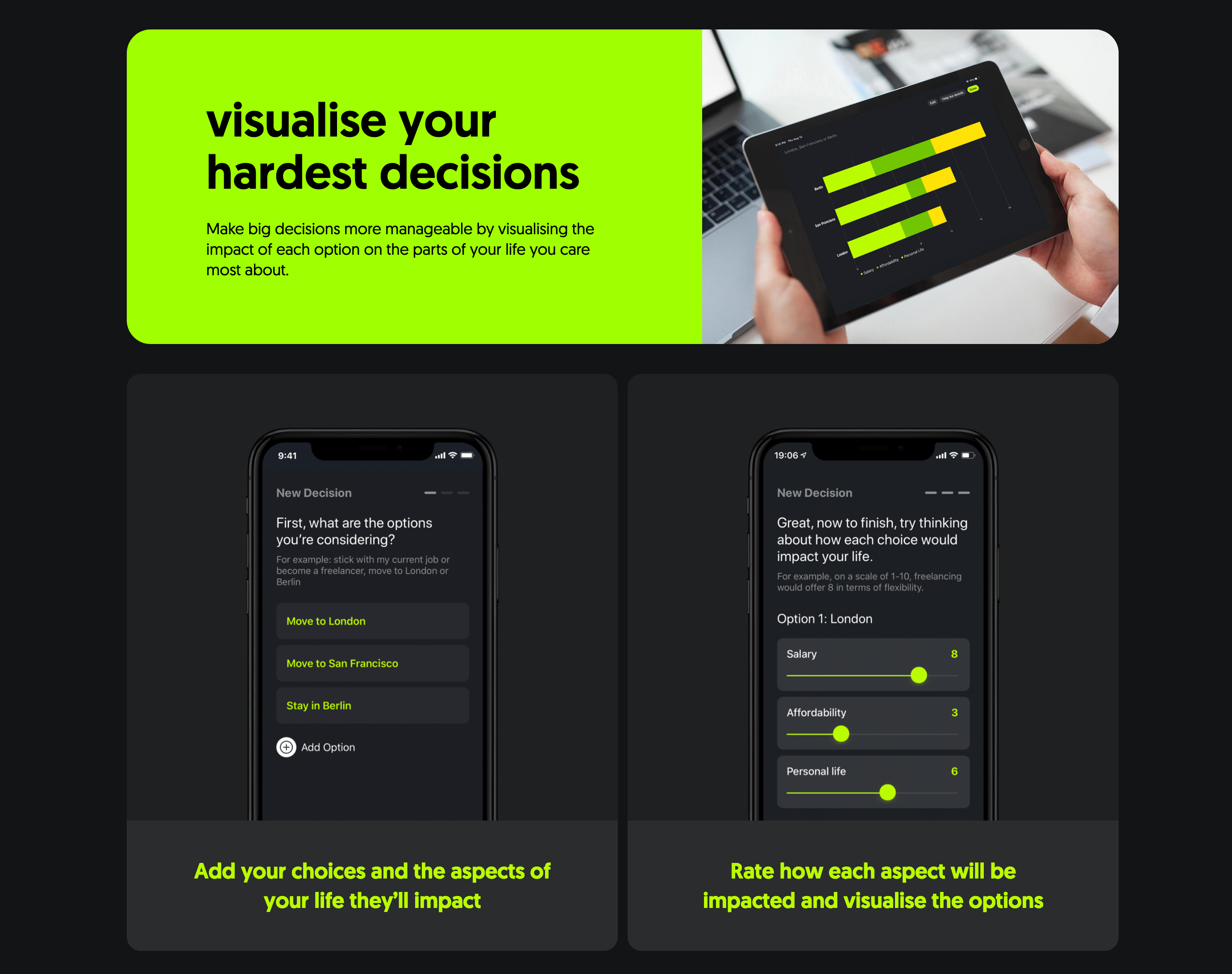 Thrive Feature component screenshot