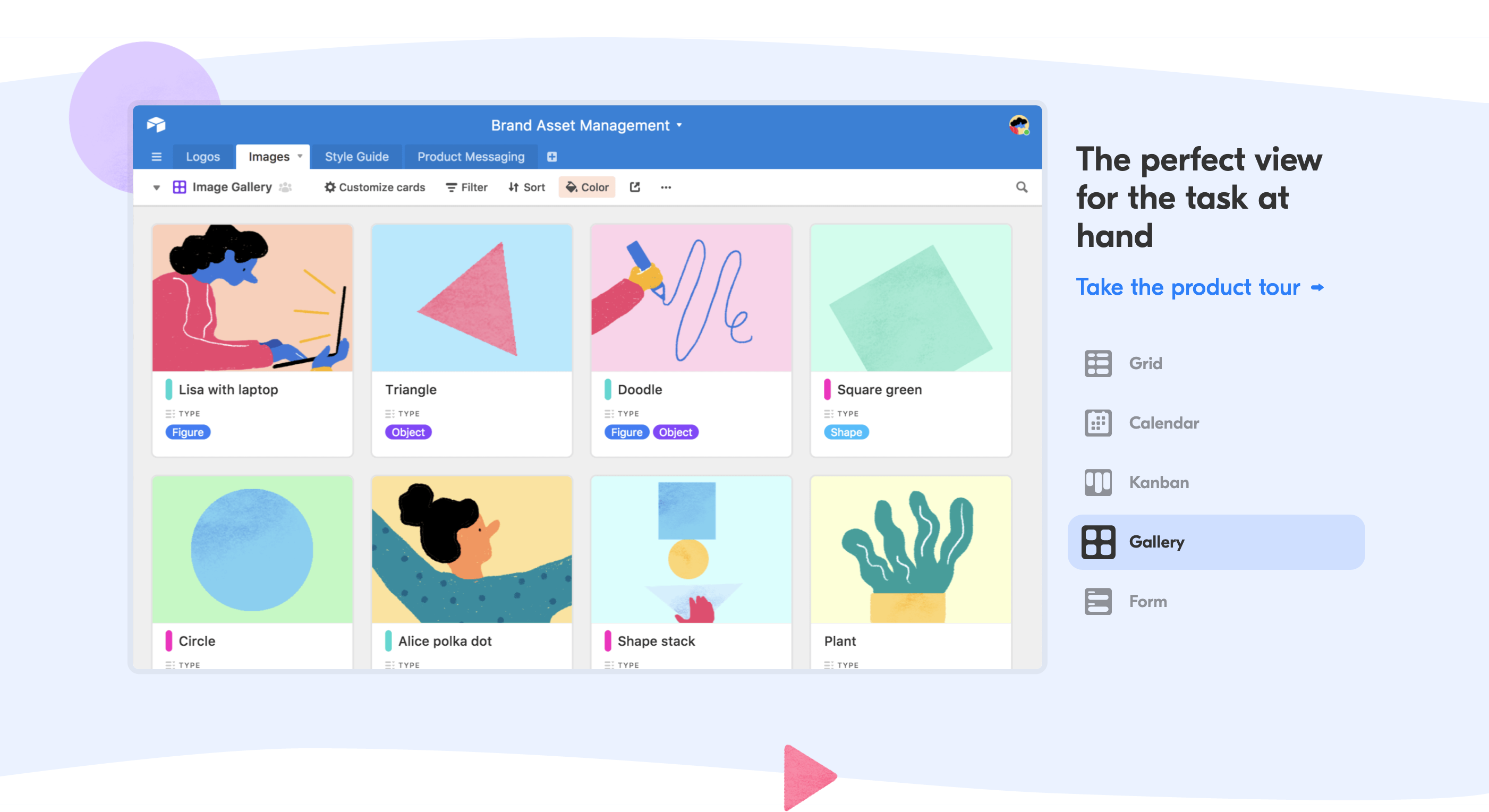 Airtable Feature component screenshot