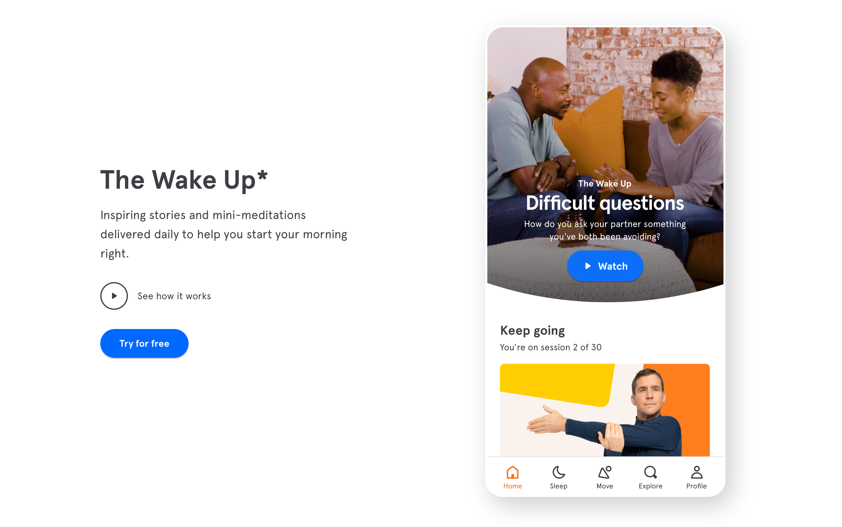 Headspace Feature component screenshot