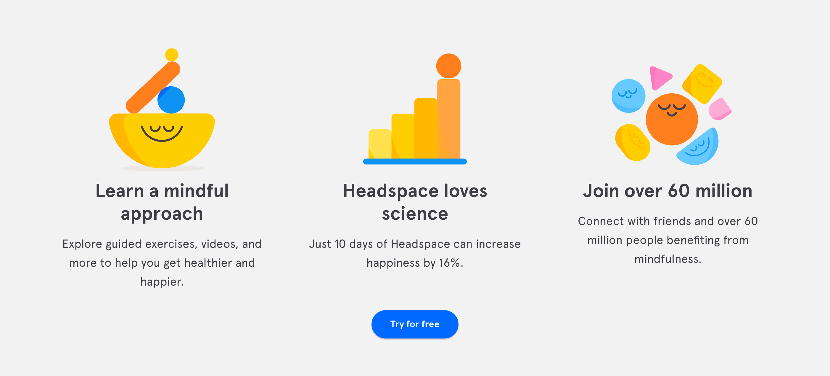 Headspace Feature component screenshot