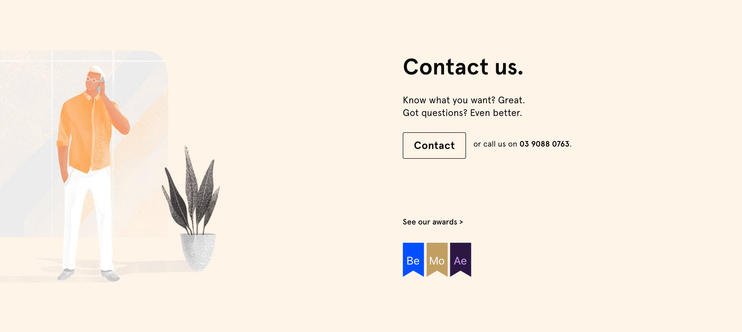Vidico Call To Action component screenshot