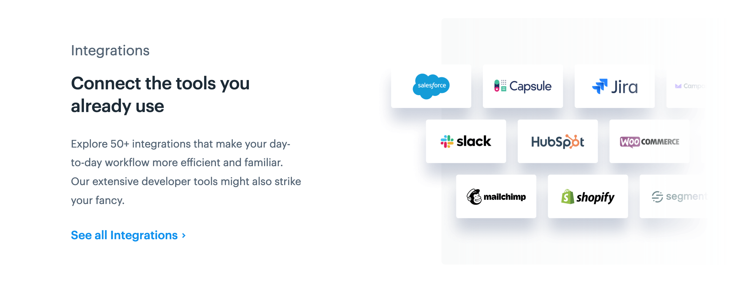 Helpscout Intergrations component screenshot