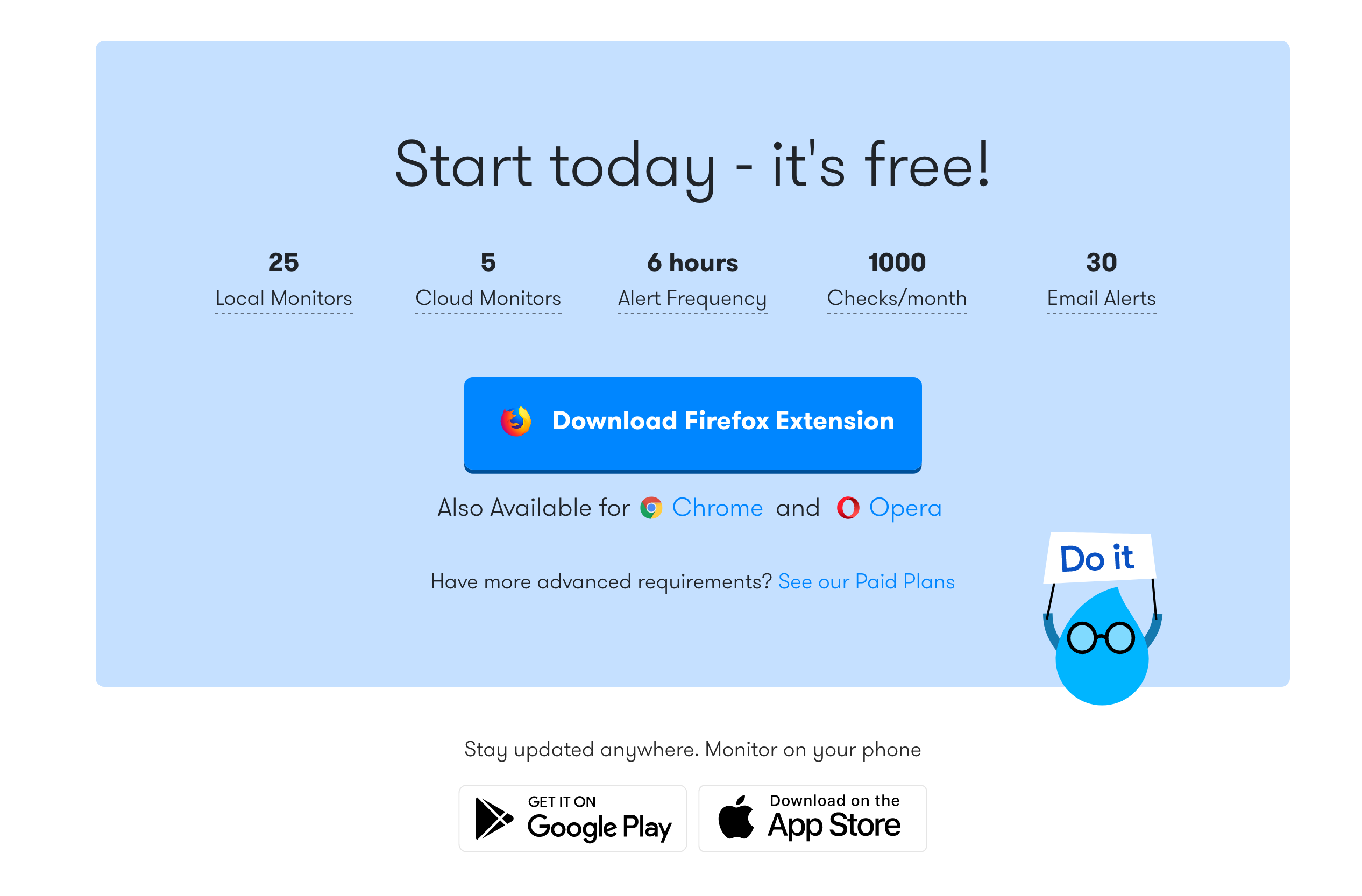 Distill Call To Action component screenshot