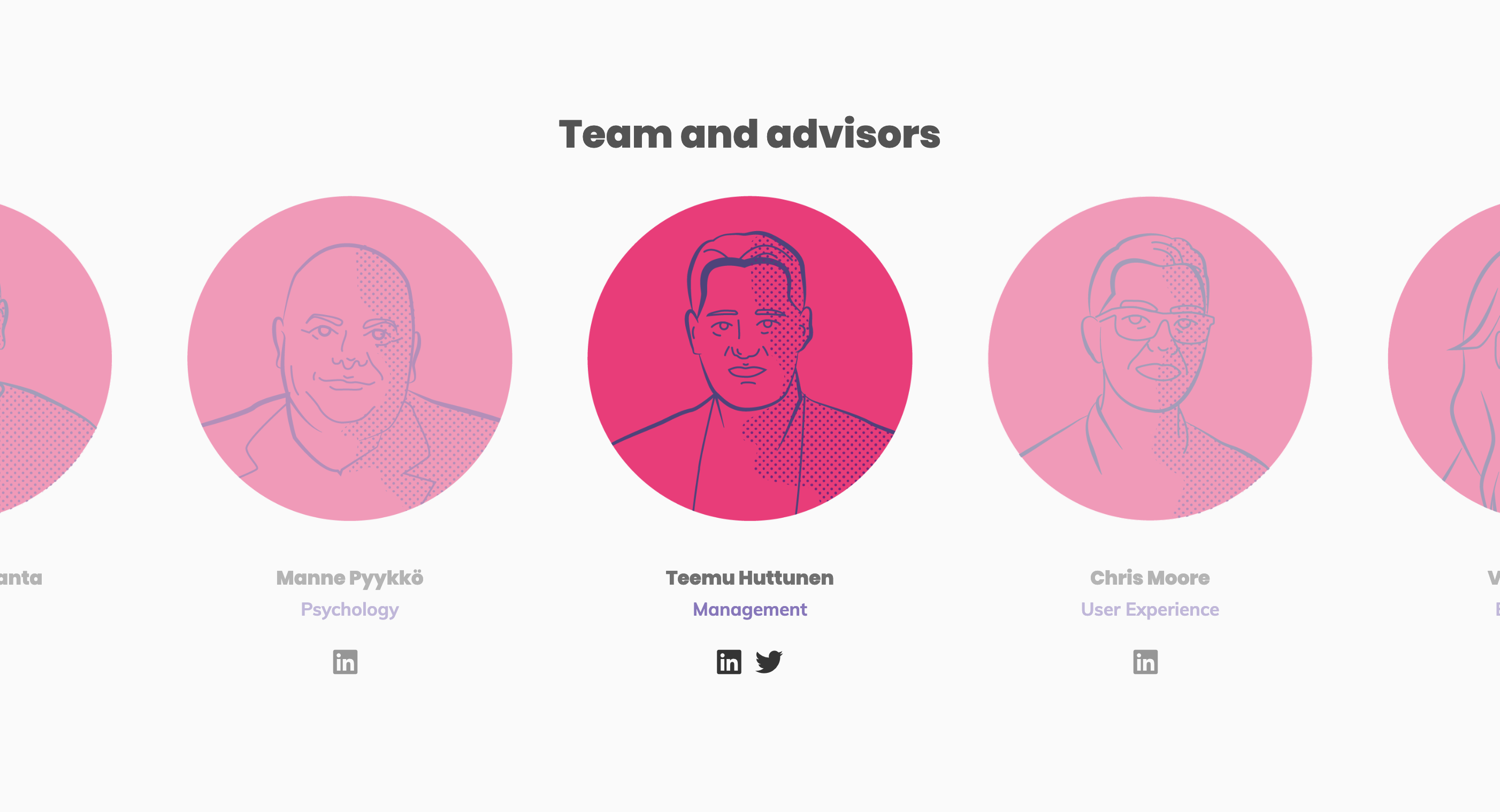 Keigo Team component screenshot