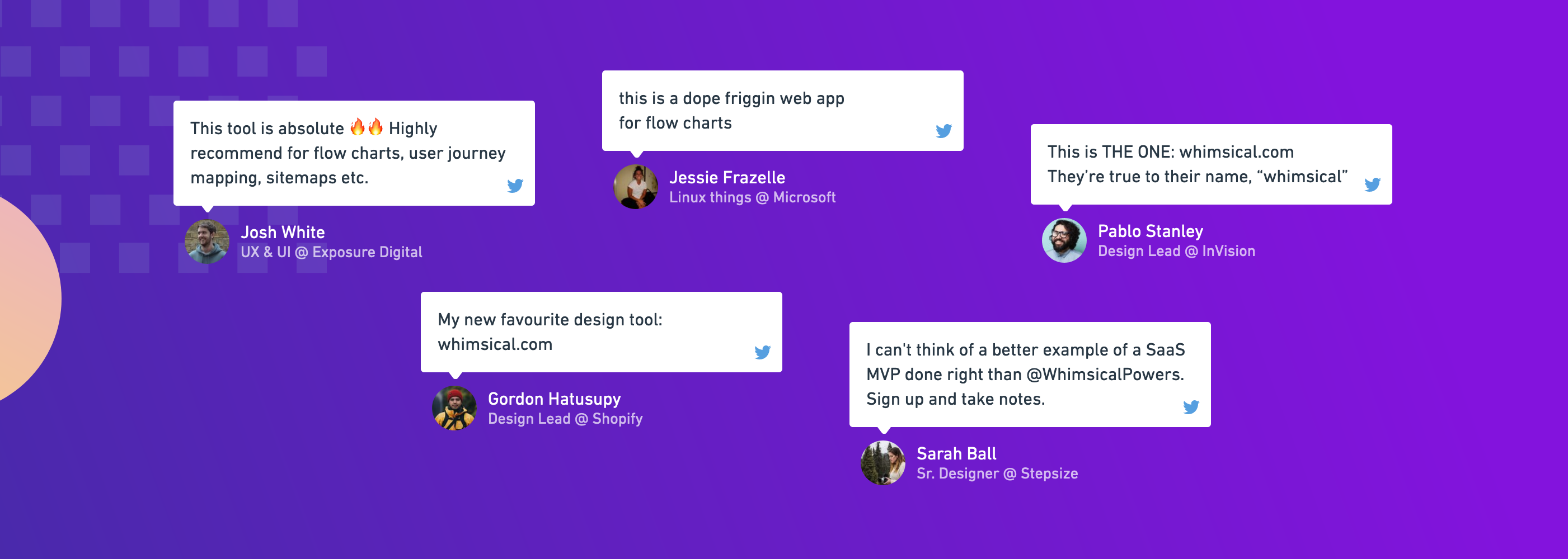 Whimsical Testimonial component screenshot