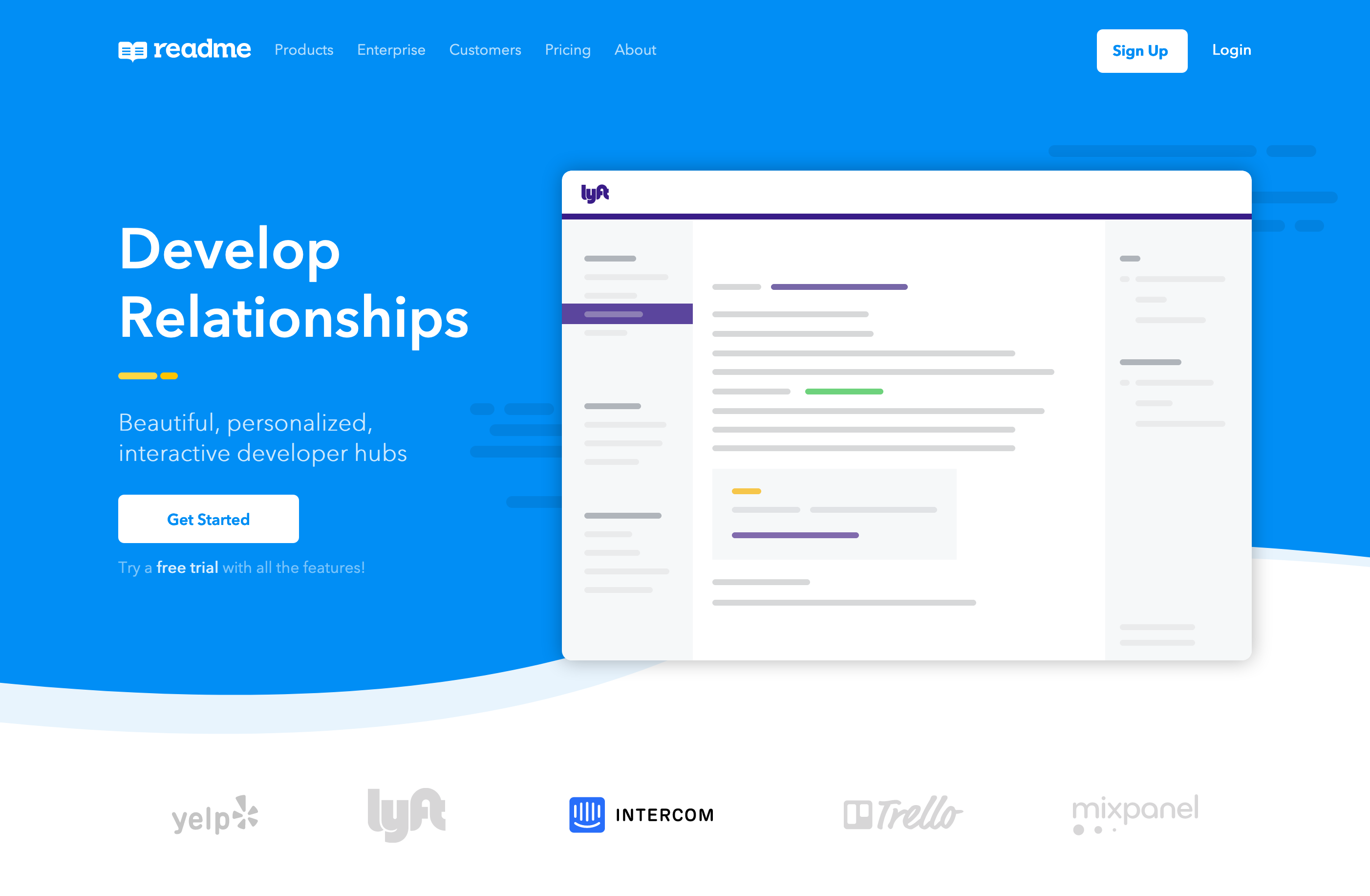 Readme Hero component screenshot
