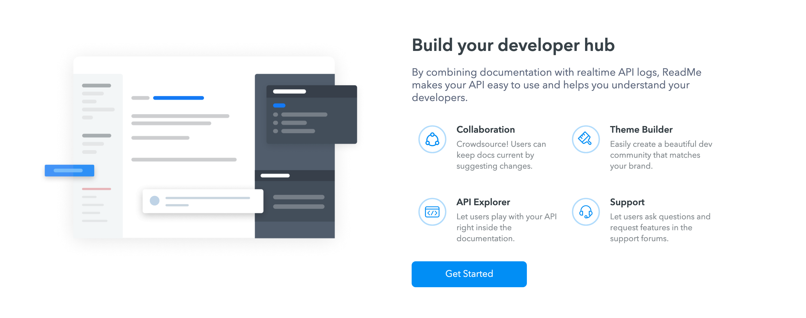 Readme Feature component screenshot