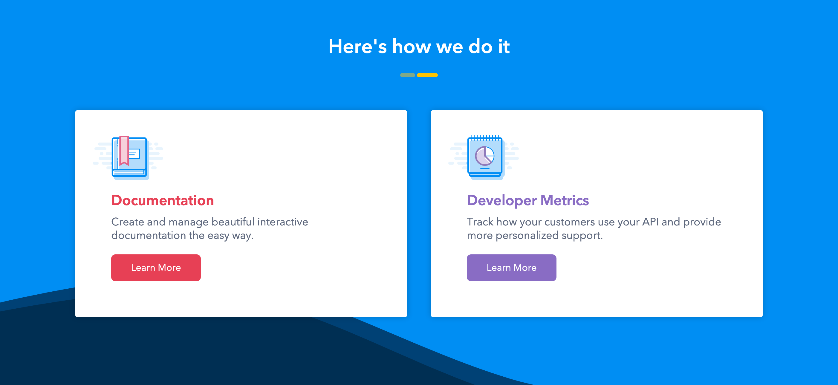 Readme Steps component screenshot