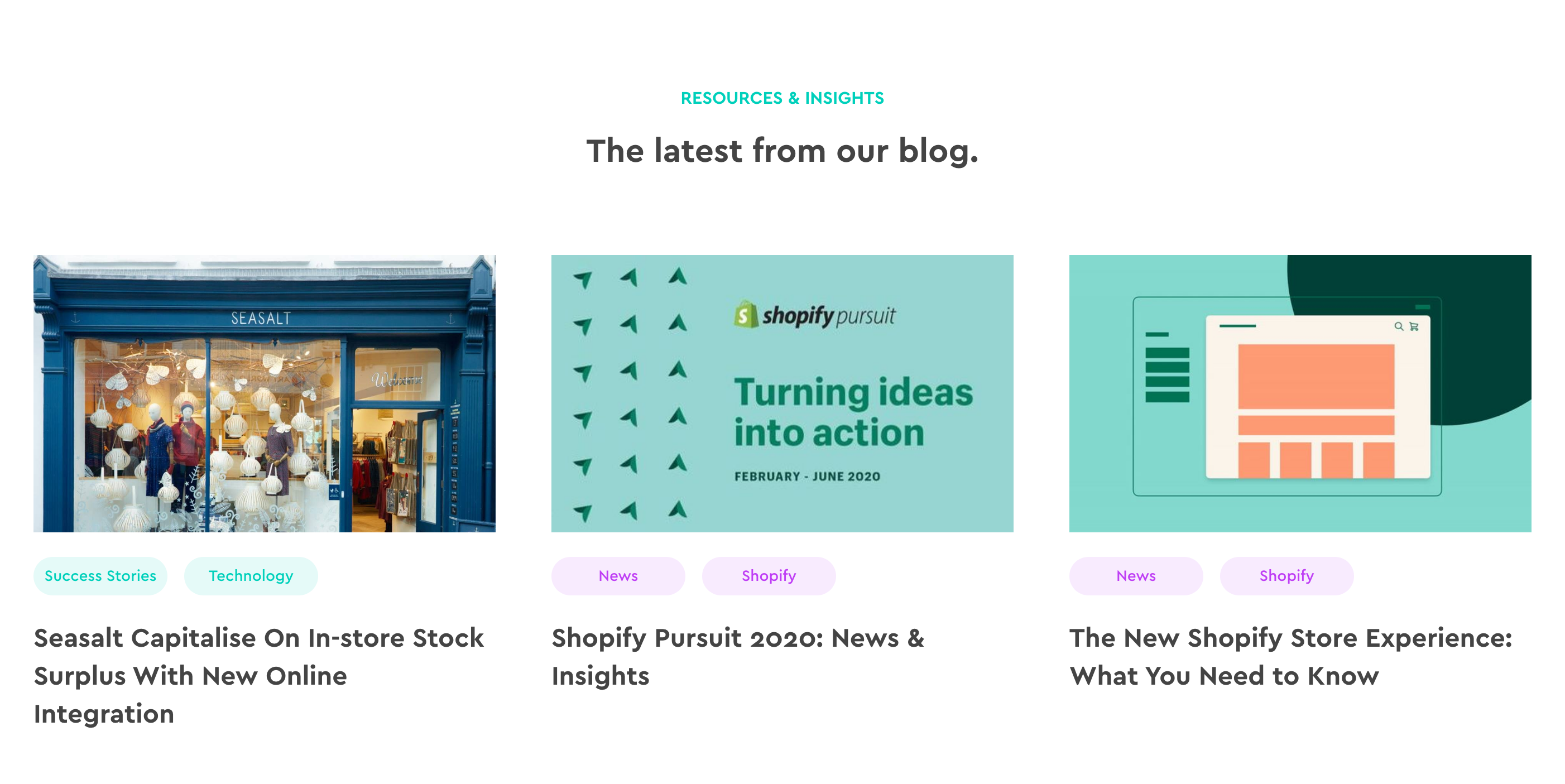 Blubolt Blog component screenshot