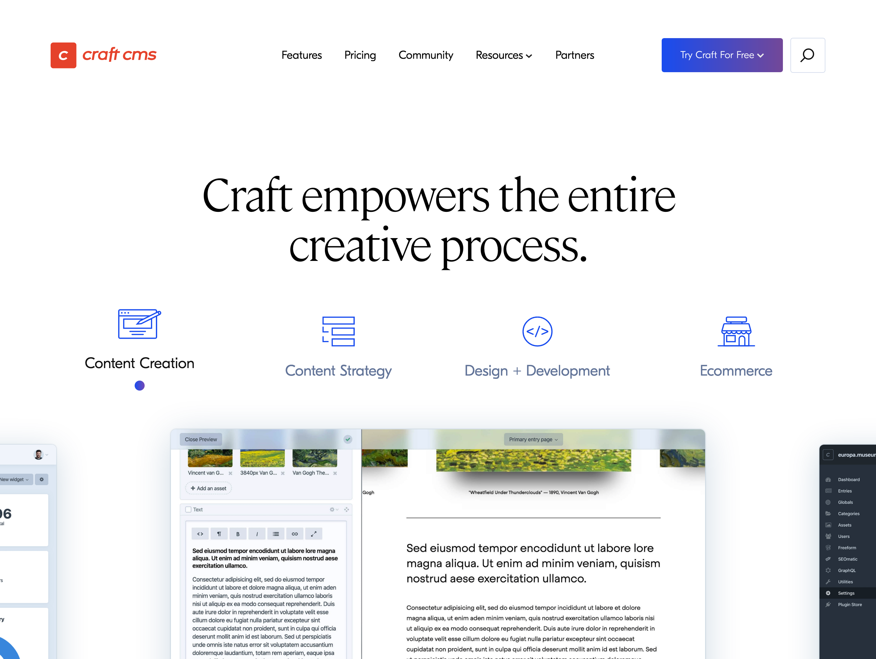 Craftcms Hero component screenshot