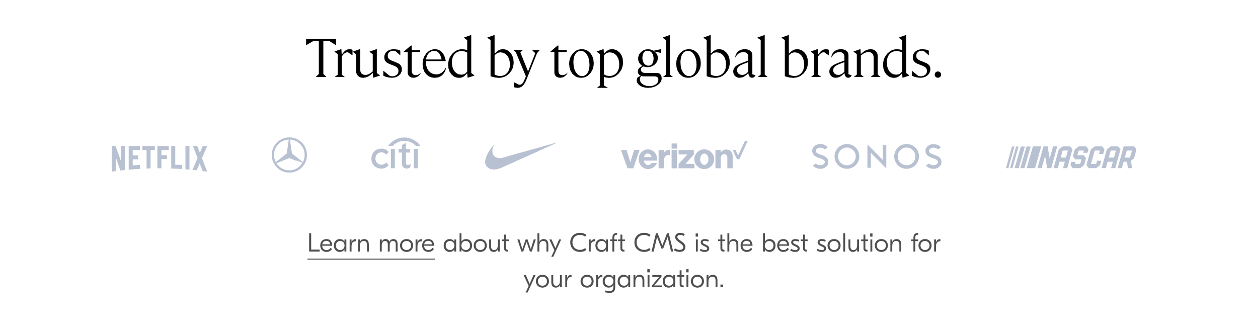 Craftcms Logo Cloud component screenshot
