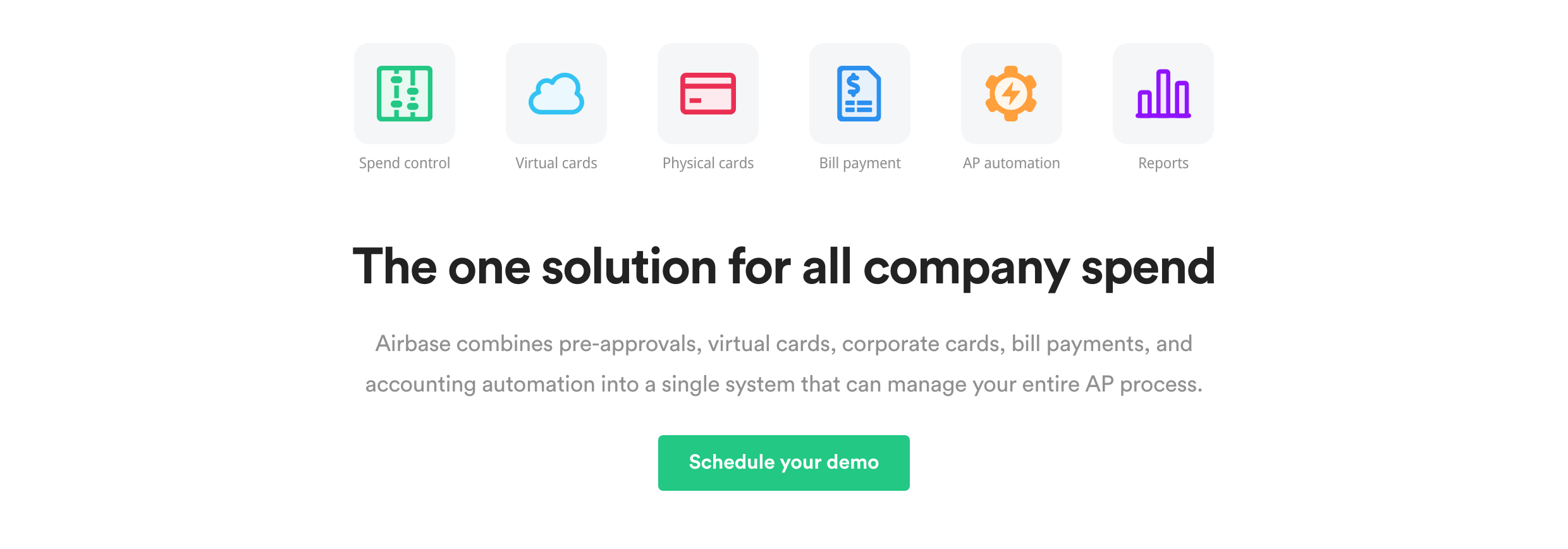 Airbase Call To Action component screenshot