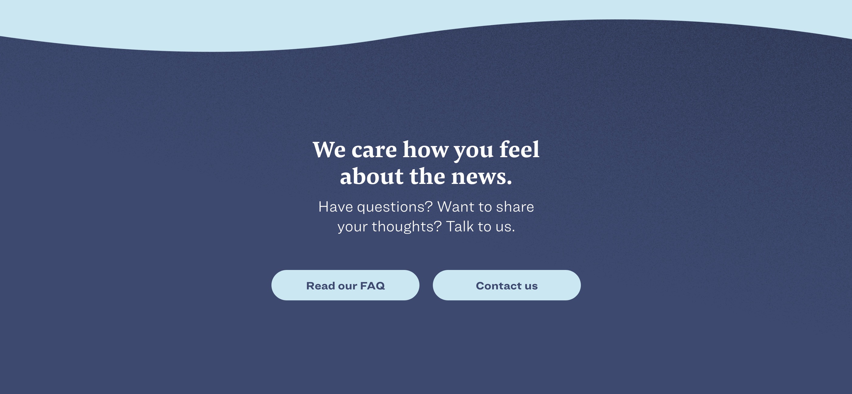 Siftnewstherapy Call To Action component screenshot