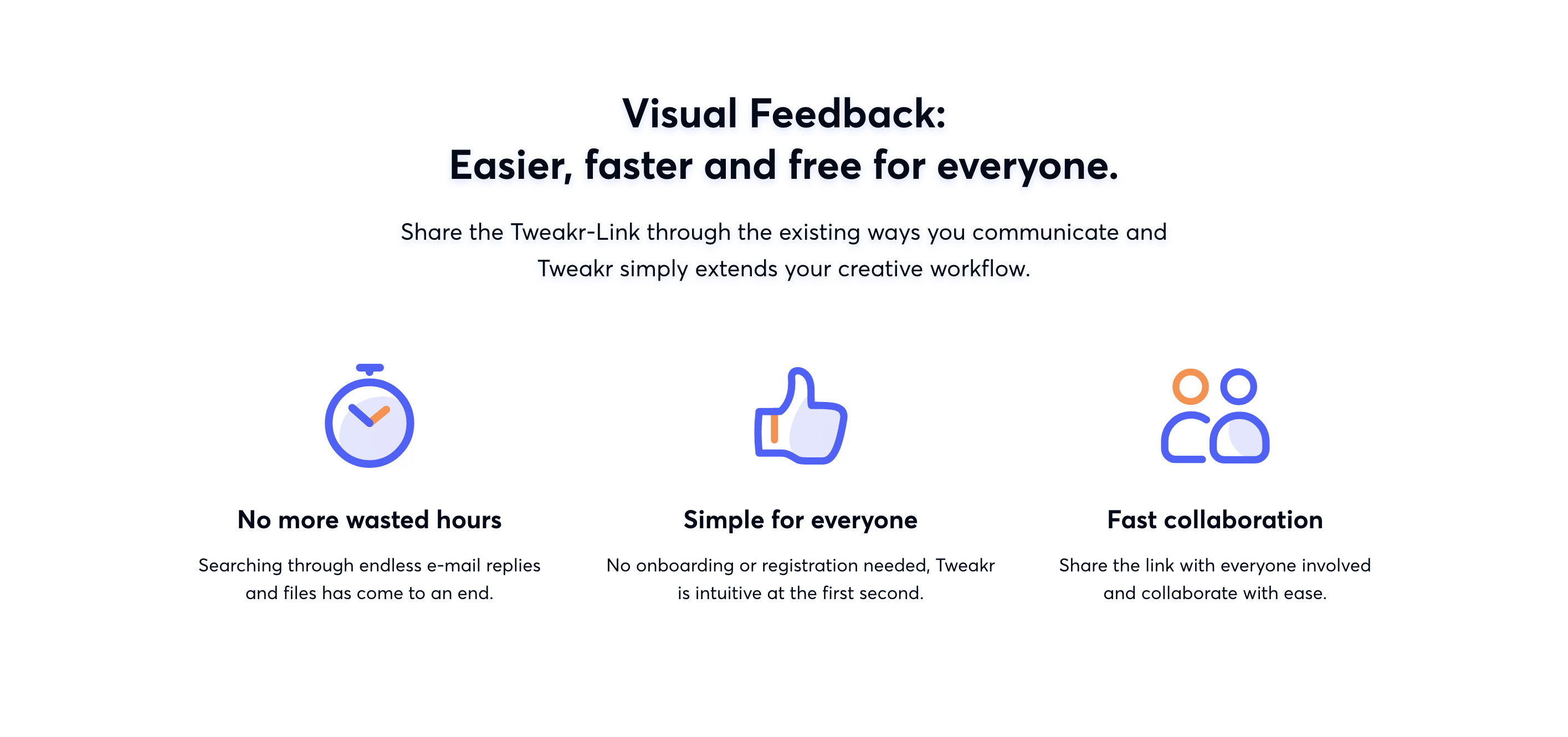Tweakr Feature component screenshot