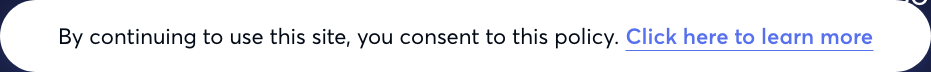 Tweakr Cookie component screenshot