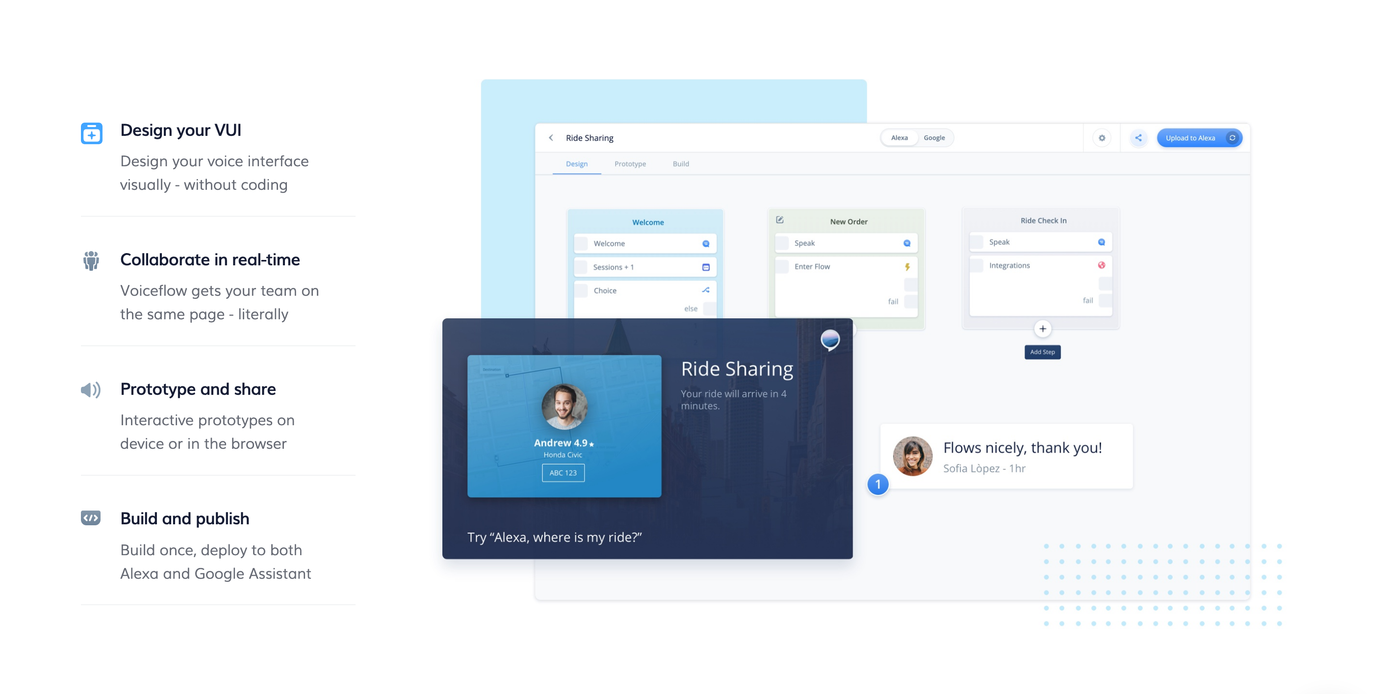 Getvoiceflow Feature component screenshot