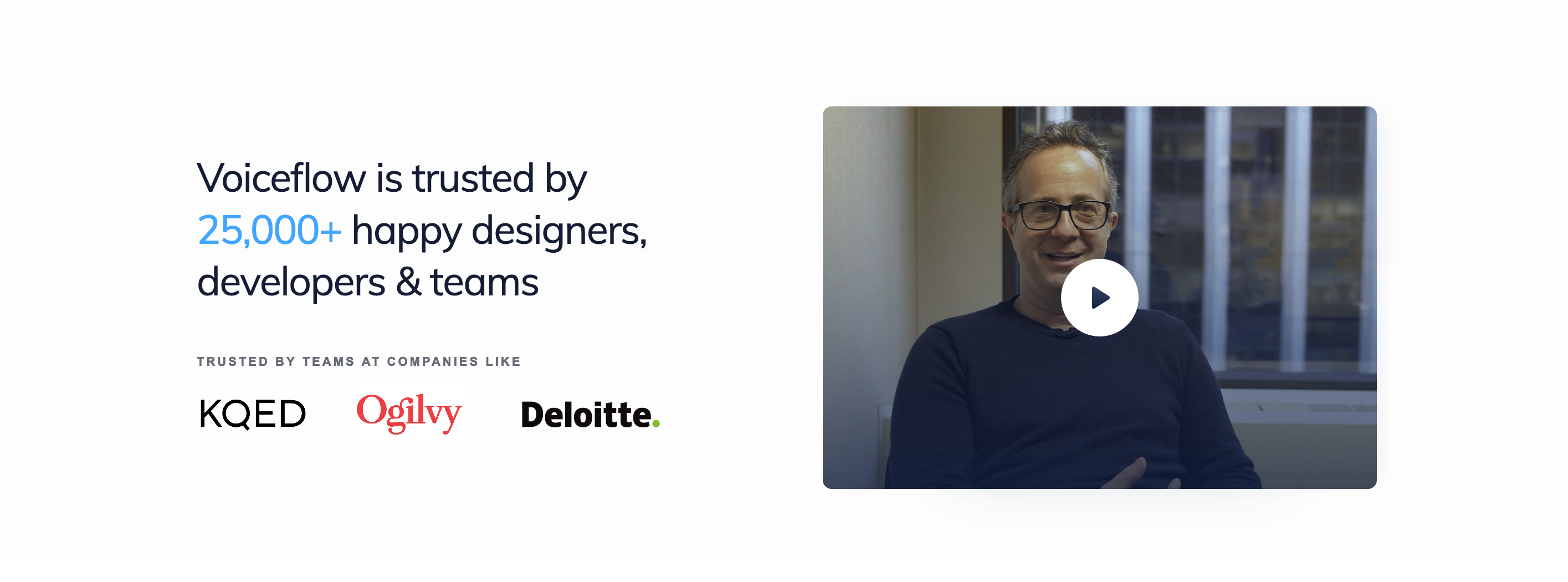 Getvoiceflow Testimonial component screenshot