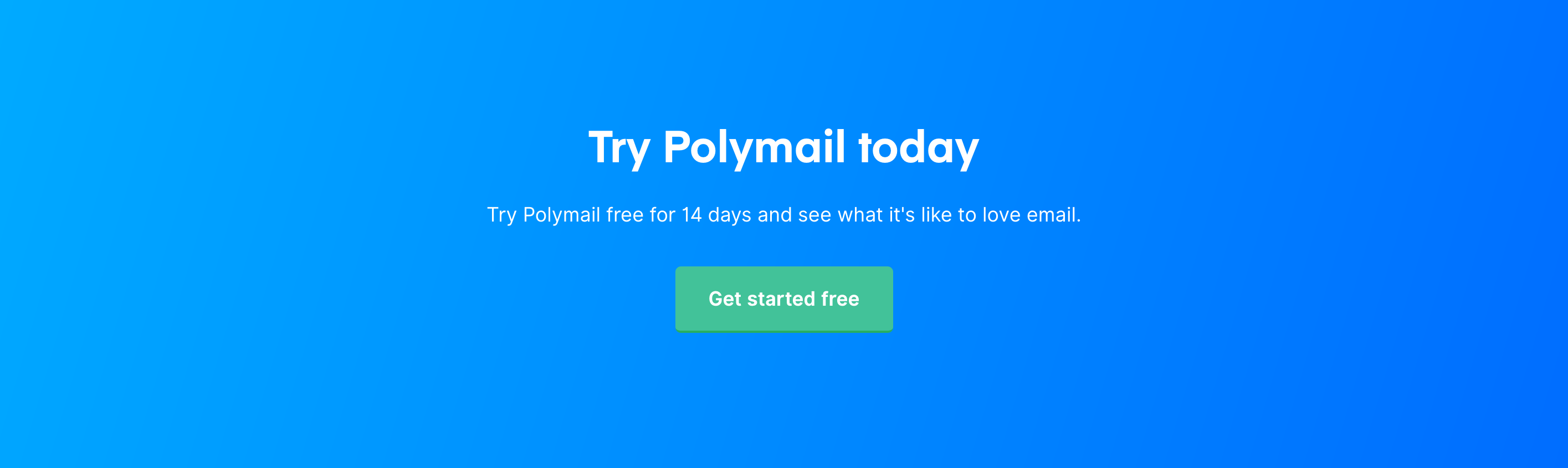 Polymail Call To Action component screenshot