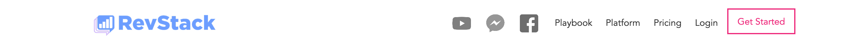 Revstack Header component screenshot